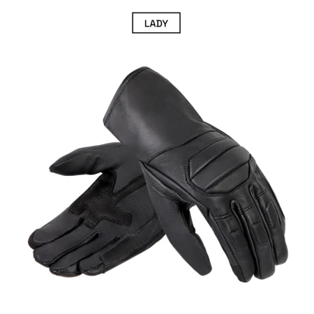 RĘKAWICE MOTOCYKLOWE DAMSKIE OZONE ROOKIE 2 BLACK WXS