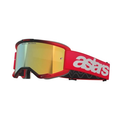 Przejdź do produktu Alpinestars Gogle Motocrossowe Vision 5 Blaze Red Mirror Gold