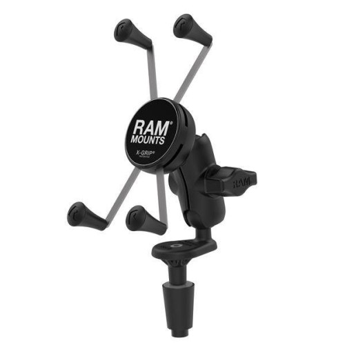 Przejdź do produktu Duży uchwyt na telefon RAM® X-Grip® z podstawą wspornika widelca motocykla
