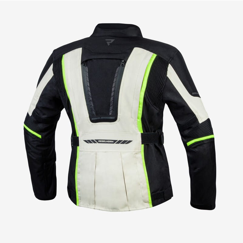 KURTKA TEKSTYLNA REBELHORN HIKER III LADY BLACK/GREY/FLO YELLOW DXXS