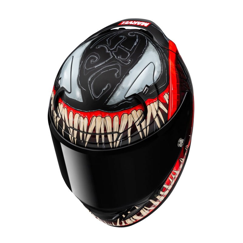 KASK MOTOCYKLOWY HJC RPHA12 VENOM 3 MARVEL BLACK RED
