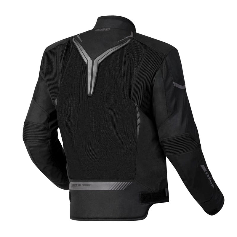KURTKA MOTOCYKLOWA TEKSTYLNA OZONE FLOW BLACK 10XL