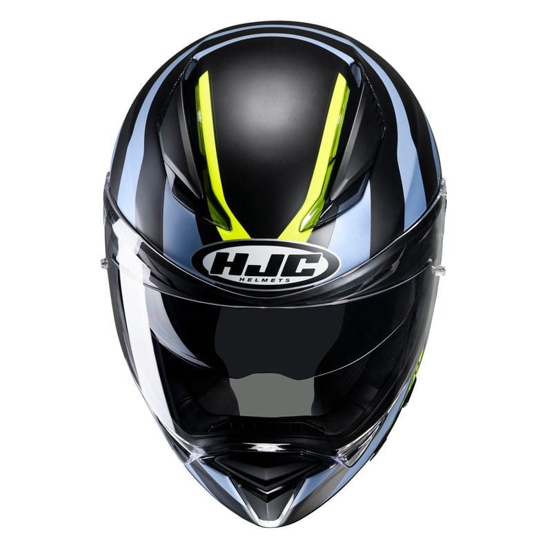 KASK MOTOCYKLOWY HJC F70 GALLA BLUE YELLOW