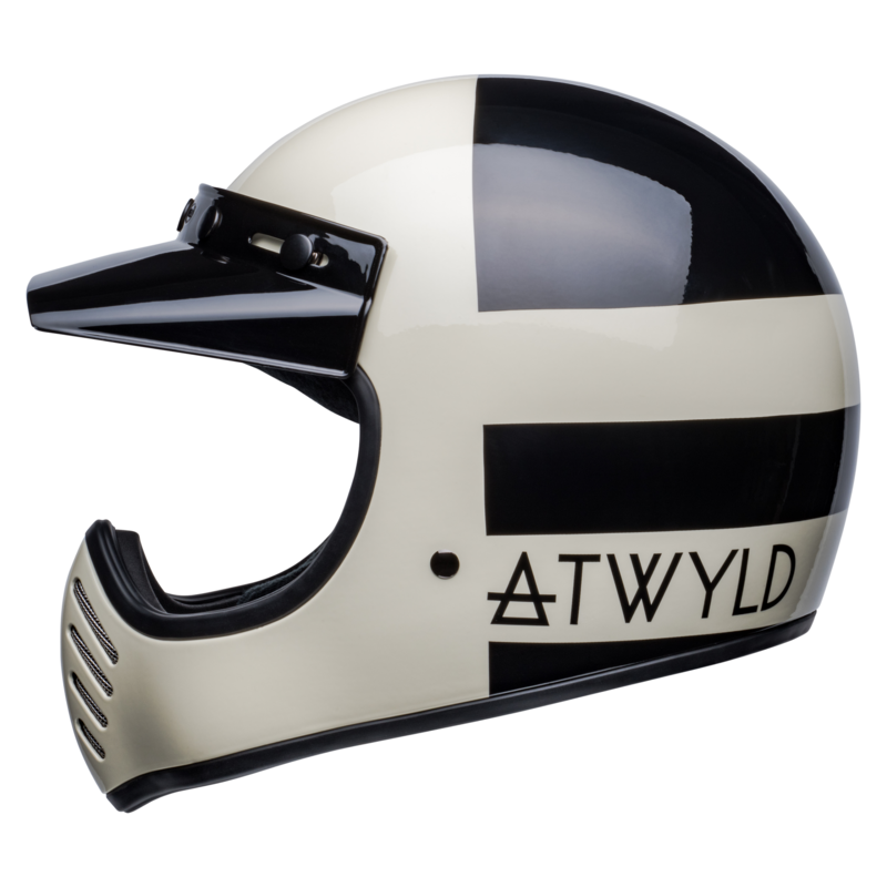 KASK MOTOCYKLOWY BELL MOTO-3 ATWLYD ORBIT WHITE BLACK