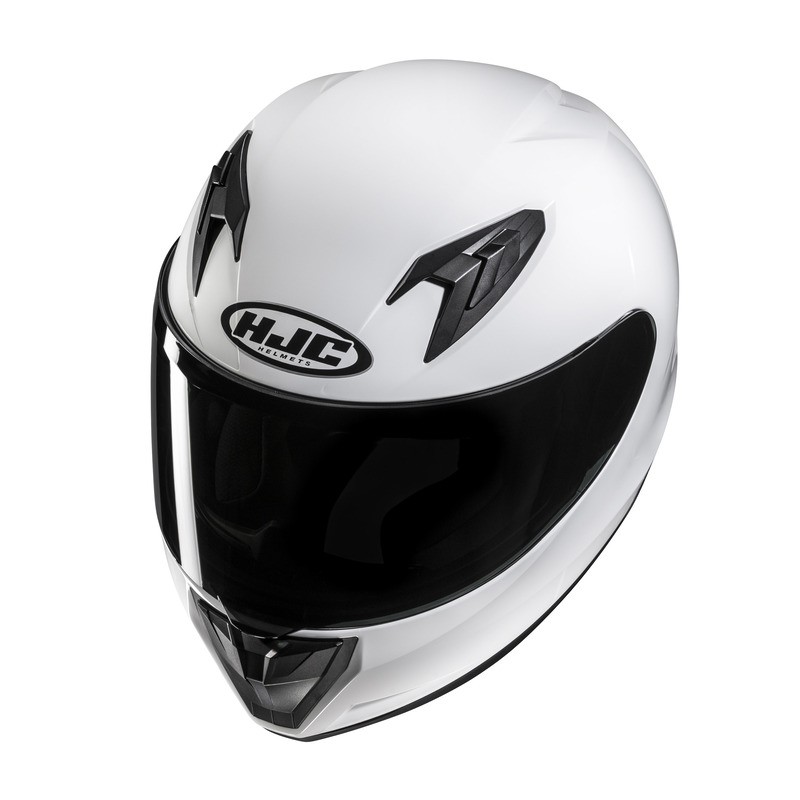 KASK MOTOCYKLOWY JUNIOR HJC Y10 SOLID PEARL WHITE