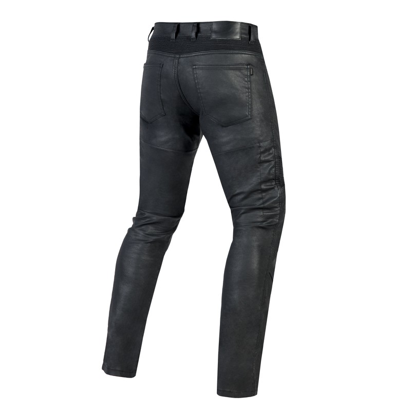 JEANSY MOTOCYKLOWE OZONE RUSTY WAXED BLACK 28/32