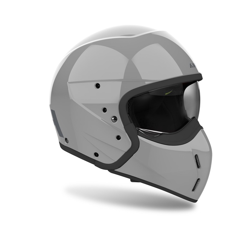 KASK MOTOCYKLOWY AIROH J110 COLOR CEMENT GREY GLOSS