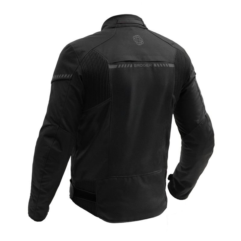 KURTKA MOTOCYKLOWA TEKSTYLNA BROGER GRID BLACK