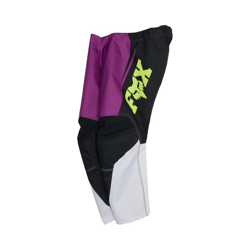 SPODNIE MOTOCYKLOWE JUNIOR FOX 180 RAID PURPLE LAVA 26