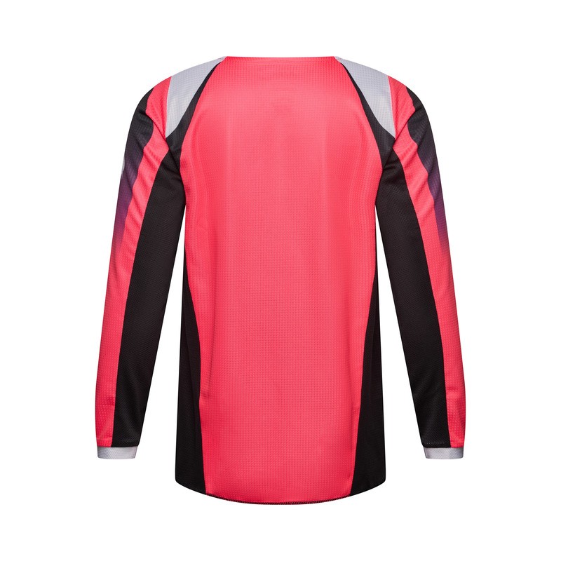 BLUZA MOTOCYKLOWA JUNIOR FOX GIRLS 180 FRAME NEON PINK