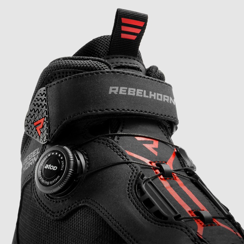 BUTY MOTOCYKLOWE REBELHORN SPARK 3 BLACK RED