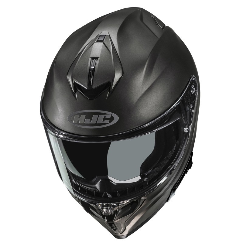 KASK MOTOCYKLOWY HJC I72 SOLID SEMI FLAT TITANIUM